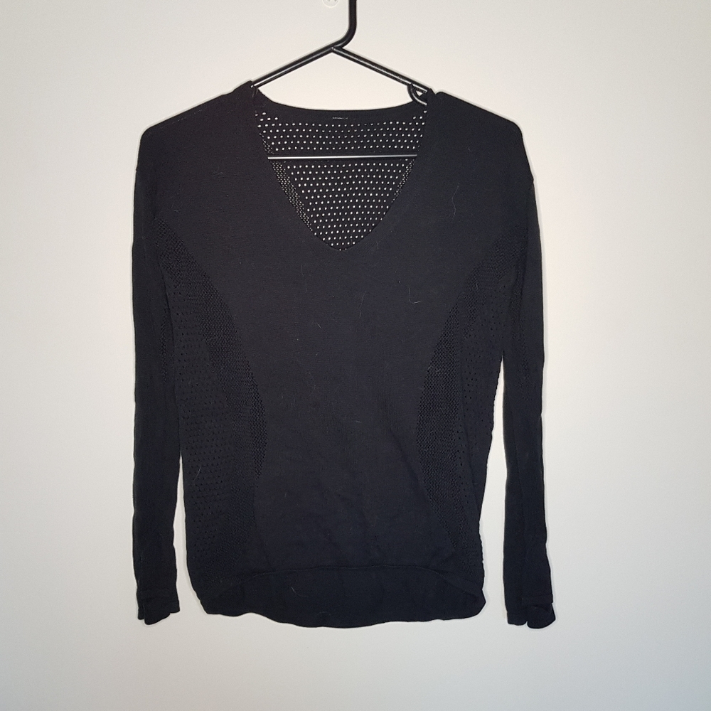Lululemon black still movement sweater size aus 8 - Picture 1 of 2
